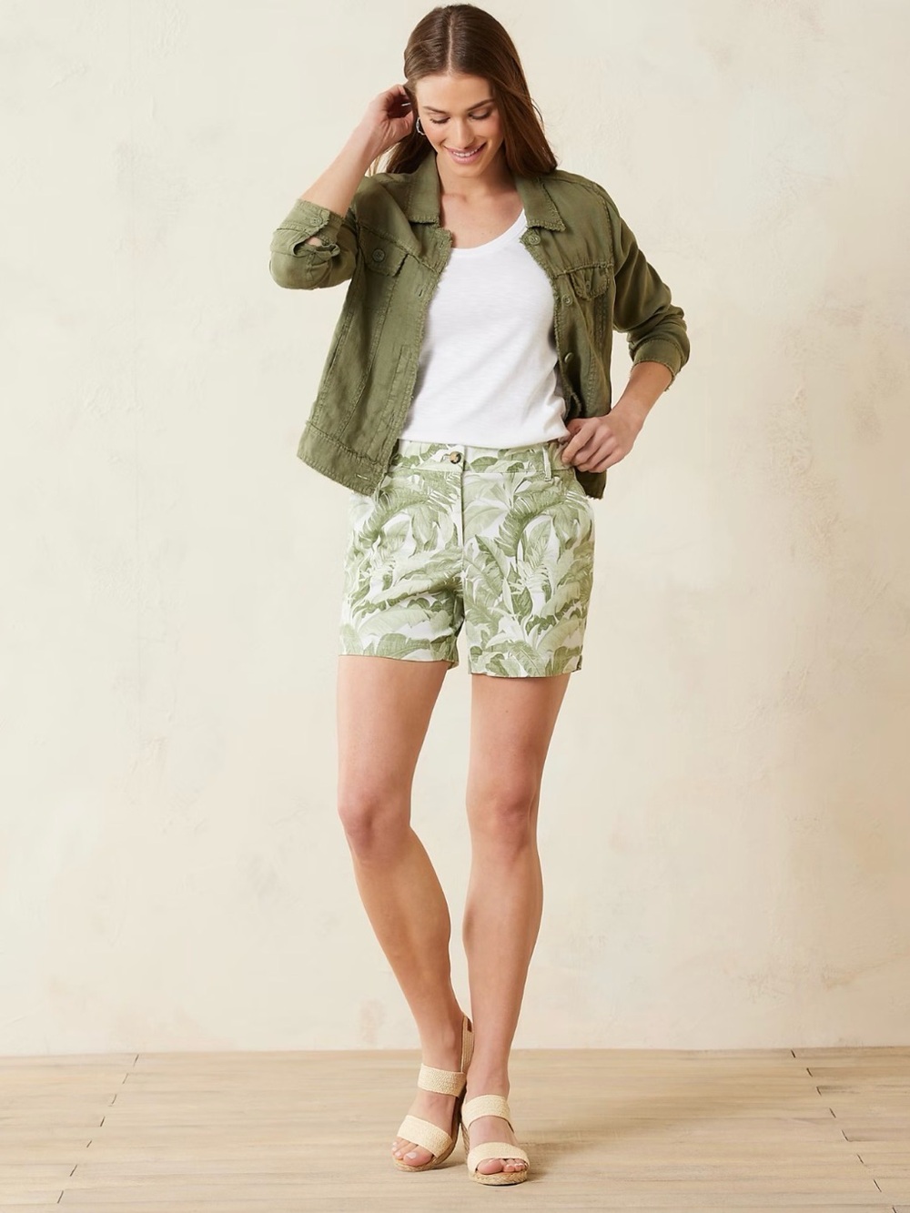 Tommy Bahama Palma Boracay stretch cotton-blend shorts